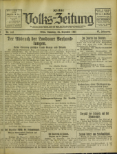 (Österreichische) Volks-Zeitung