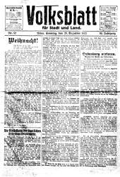 Volksblatt für Stadt und Land