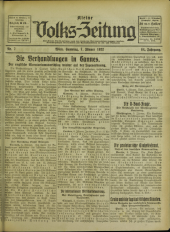 (Österreichische) Volks-Zeitung