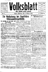 Volksblatt für Stadt und Land