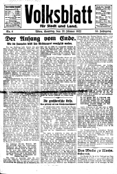 Volksblatt für Stadt und Land