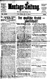 Montags Zeitung