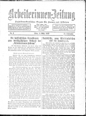 Arbeiterinnen Zeitung