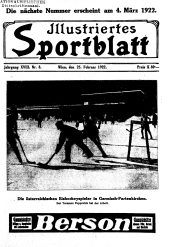 Illustriertes (Österreichisches) Sportblatt