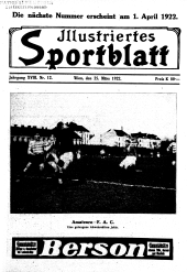 Illustriertes (Österreichisches) Sportblatt