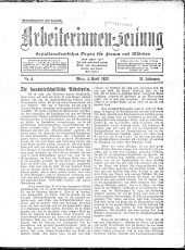 Arbeiterinnen Zeitung