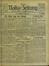 (Österreichische) Volks-Zeitung