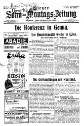 Wiener Sonn- und Montags-Zeitung