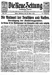 Die neue Zeitung
