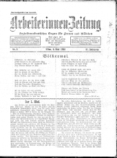 Arbeiterinnen Zeitung