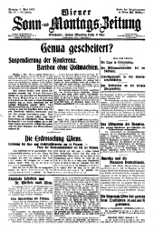 Wiener Sonn- und Montags-Zeitung