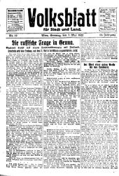 Volksblatt für Stadt und Land