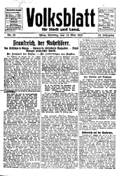 Volksblatt für Stadt und Land