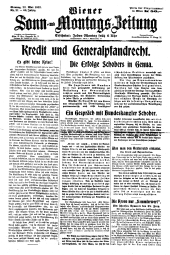 Wiener Sonn- und Montags-Zeitung