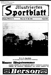 Illustriertes (Österreichisches) Sportblatt