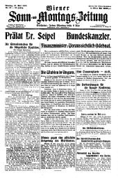 Wiener Sonn- und Montags-Zeitung