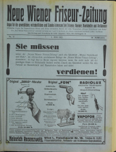 Neue Wiener Friseur-Zeitung