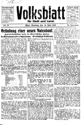 Volksblatt für Stadt und Land