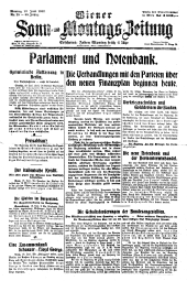 Wiener Sonn- und Montags-Zeitung