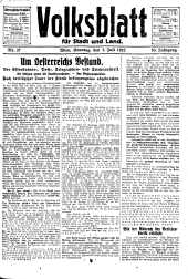 Volksblatt für Stadt und Land