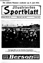 Illustriertes (Österreichisches) Sportblatt