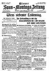 Wiener Sonn- und Montags-Zeitung