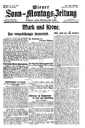 Wiener Sonn- und Montags-Zeitung