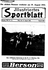 Illustriertes (Österreichisches) Sportblatt