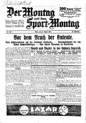 Der Montag