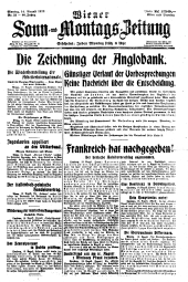 Wiener Sonn- und Montags-Zeitung