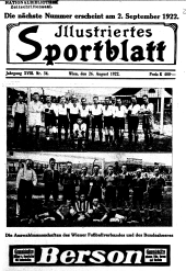 Illustriertes (Österreichisches) Sportblatt