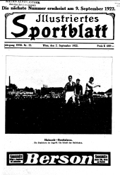 Illustriertes (Österreichisches) Sportblatt