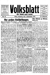 Volksblatt für Stadt und Land