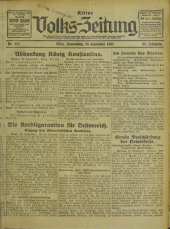 (Österreichische) Volks-Zeitung