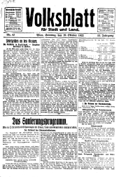 Volksblatt für Stadt und Land