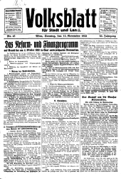 Volksblatt für Stadt und Land