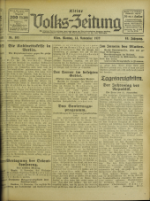 (Österreichische) Volks-Zeitung