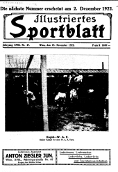 Illustriertes (Österreichisches) Sportblatt