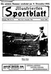 Illustriertes (Österreichisches) Sportblatt