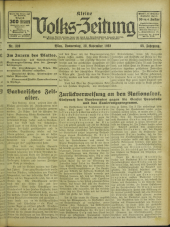 (Österreichische) Volks-Zeitung