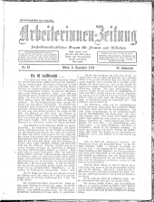 Arbeiterinnen Zeitung