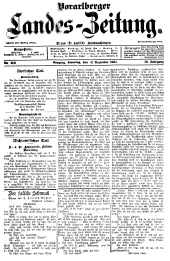 Vorarlberger Landes-Zeitung