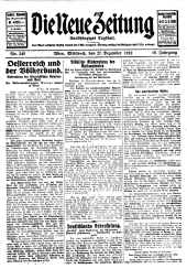 Die neue Zeitung