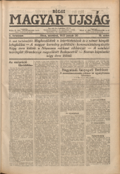 Becsi Magyar Ujsag (Wiener Ungarische Zeitung)