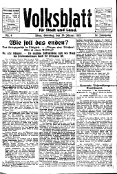 Volksblatt für Stadt und Land