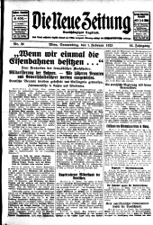 Die neue Zeitung