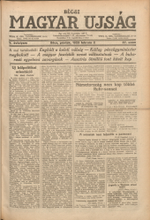 Becsi Magyar Ujsag (Wiener Ungarische Zeitung)