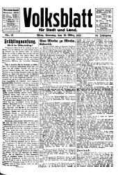 Volksblatt für Stadt und Land