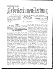 Arbeiterinnen Zeitung