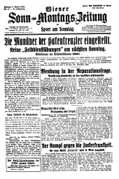 Wiener Sonn- und Montags-Zeitung